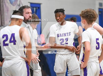 Thumbnail 2 in Pusch Ridge Christian Academy vs. Notre Dame Prep (Valley Christian Boys Basketball Thanksgiving Tournament) photogallery.