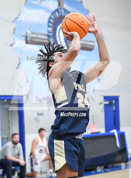 Thumbnail 3 in Pusch Ridge Christian Academy vs. Notre Dame Prep (Valley Christian Boys Basketball Thanksgiving Tournament) photogallery.