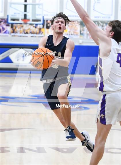 Thumbnail 3 in Pusch Ridge Christian Academy vs. Notre Dame Prep (Valley Christian Boys Basketball Thanksgiving Tournament) photogallery.