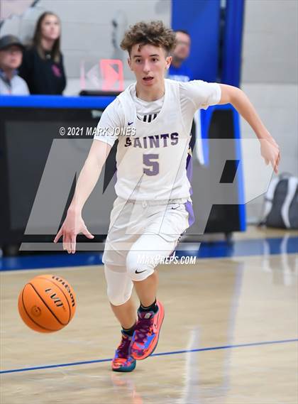 Thumbnail 2 in Pusch Ridge Christian Academy vs. Notre Dame Prep (Valley Christian Boys Basketball Thanksgiving Tournament) photogallery.