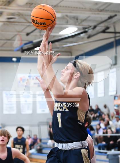 Thumbnail 2 in Pusch Ridge Christian Academy vs. Notre Dame Prep (Valley Christian Boys Basketball Thanksgiving Tournament) photogallery.