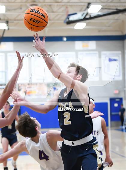 Thumbnail 2 in Pusch Ridge Christian Academy vs. Notre Dame Prep (Valley Christian Boys Basketball Thanksgiving Tournament) photogallery.