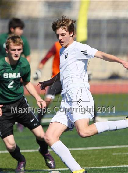 Thumbnail 3 in San Marcos Baptist Academy @ Prince of Peace (TAPPS Division lll Regional Final) photogallery.