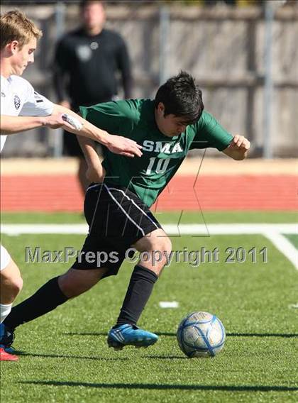 Thumbnail 3 in San Marcos Baptist Academy @ Prince of Peace (TAPPS Division lll Regional Final) photogallery.