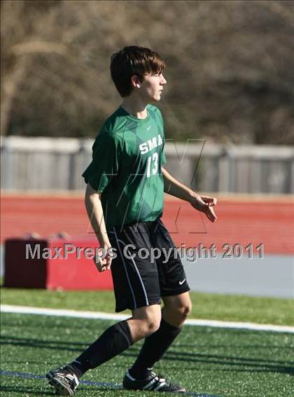 Thumbnail 1 in San Marcos Baptist Academy @ Prince of Peace (TAPPS Division lll Regional Final) photogallery.