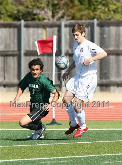 Thumbnail 2 in San Marcos Baptist Academy @ Prince of Peace (TAPPS Division lll Regional Final) photogallery.