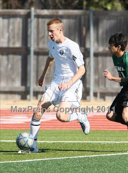 Thumbnail 1 in San Marcos Baptist Academy @ Prince of Peace (TAPPS Division lll Regional Final) photogallery.