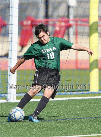 Thumbnail 2 in San Marcos Baptist Academy @ Prince of Peace (TAPPS Division lll Regional Final) photogallery.