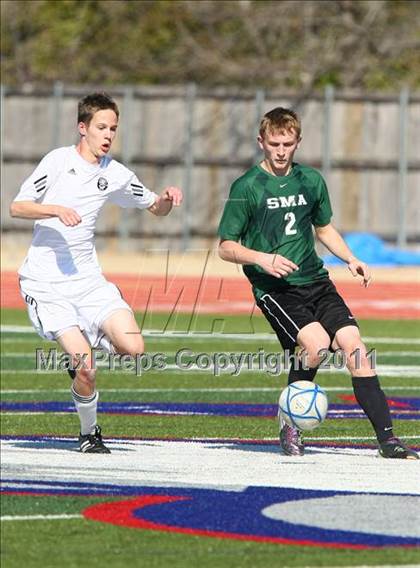 Thumbnail 2 in San Marcos Baptist Academy @ Prince of Peace (TAPPS Division lll Regional Final) photogallery.