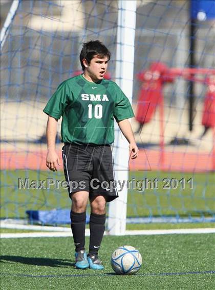 Thumbnail 1 in San Marcos Baptist Academy @ Prince of Peace (TAPPS Division lll Regional Final) photogallery.