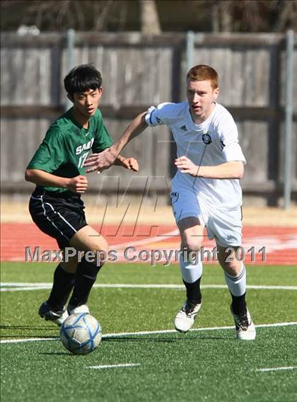 Thumbnail 2 in San Marcos Baptist Academy @ Prince of Peace (TAPPS Division lll Regional Final) photogallery.