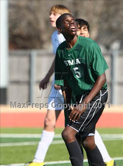 Thumbnail 2 in San Marcos Baptist Academy @ Prince of Peace (TAPPS Division lll Regional Final) photogallery.