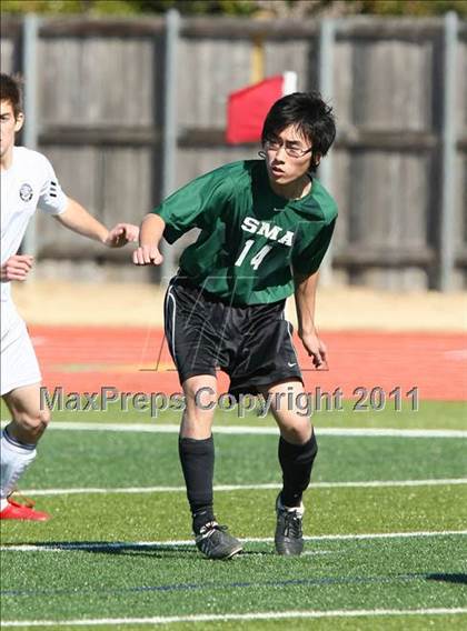 Thumbnail 1 in San Marcos Baptist Academy @ Prince of Peace (TAPPS Division lll Regional Final) photogallery.