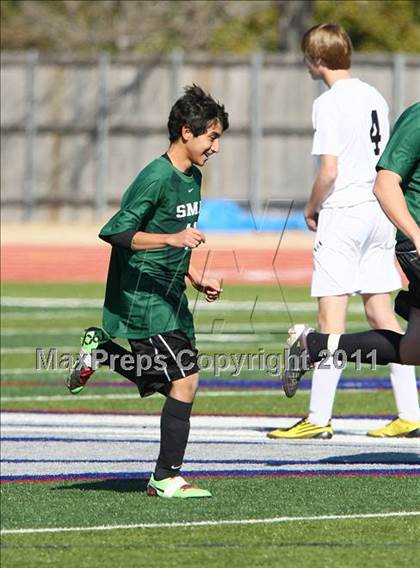 Thumbnail 1 in San Marcos Baptist Academy @ Prince of Peace (TAPPS Division lll Regional Final) photogallery.