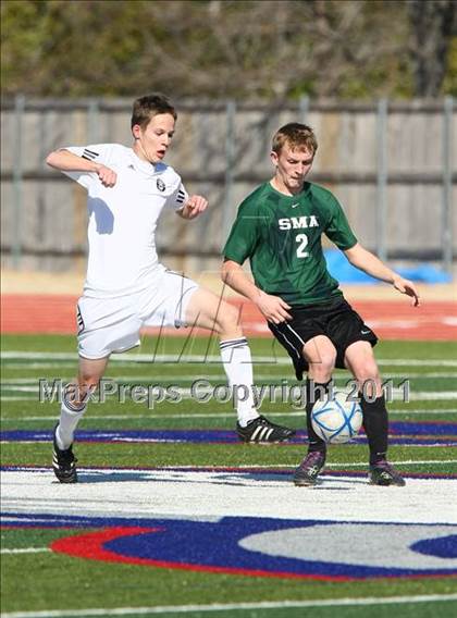 Thumbnail 3 in San Marcos Baptist Academy @ Prince of Peace (TAPPS Division lll Regional Final) photogallery.
