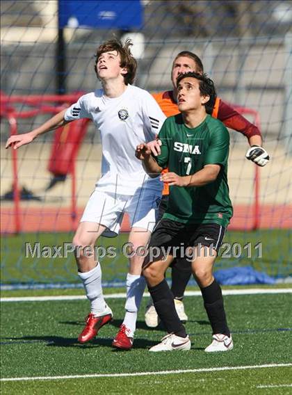Thumbnail 1 in San Marcos Baptist Academy @ Prince of Peace (TAPPS Division lll Regional Final) photogallery.