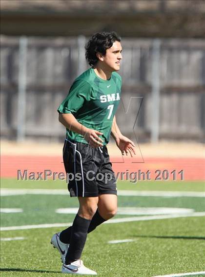 Thumbnail 1 in San Marcos Baptist Academy @ Prince of Peace (TAPPS Division lll Regional Final) photogallery.