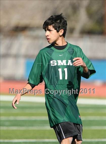 Thumbnail 2 in San Marcos Baptist Academy @ Prince of Peace (TAPPS Division lll Regional Final) photogallery.