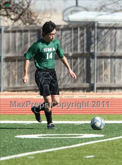 Thumbnail 1 in San Marcos Baptist Academy @ Prince of Peace (TAPPS Division lll Regional Final) photogallery.