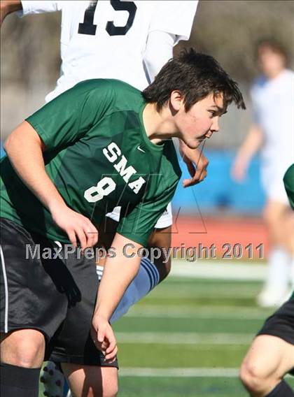 Thumbnail 3 in San Marcos Baptist Academy @ Prince of Peace (TAPPS Division lll Regional Final) photogallery.