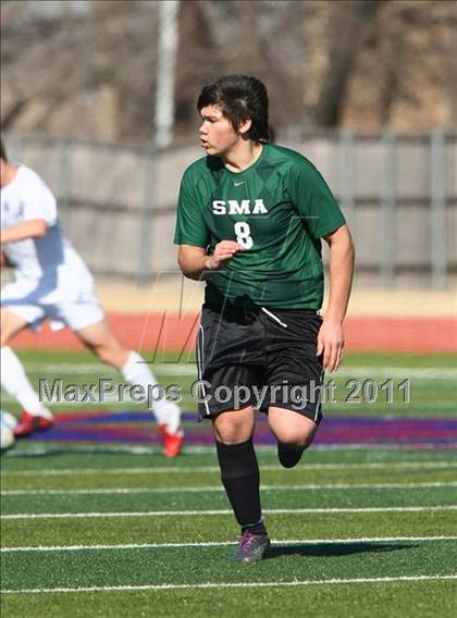 Thumbnail 2 in San Marcos Baptist Academy @ Prince of Peace (TAPPS Division lll Regional Final) photogallery.