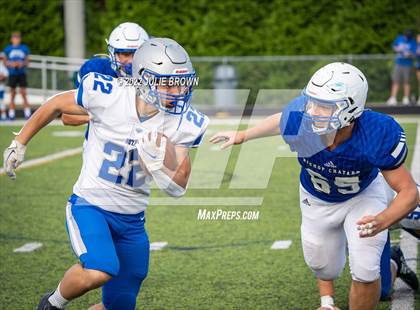 Thumbnail 2 in Hamilton Southeastern @ Indianapolis Bishop Chatard (scrimmage) photogallery.