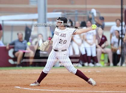 Thumbnail 1 in George Ranch vs Cinco Ranch (UIL Texas Softball 6A Region 3 Bi-District Game 1) photogallery.