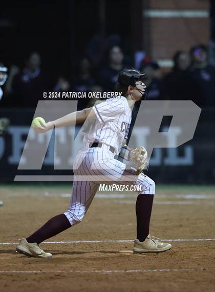 Thumbnail 1 in George Ranch vs Cinco Ranch (UIL Texas Softball 6A Region 3 Bi-District Game 1) photogallery.