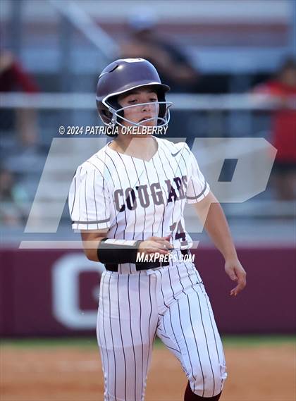 Thumbnail 3 in George Ranch vs Cinco Ranch (UIL Texas Softball 6A Region 3 Bi-District Game 1) photogallery.