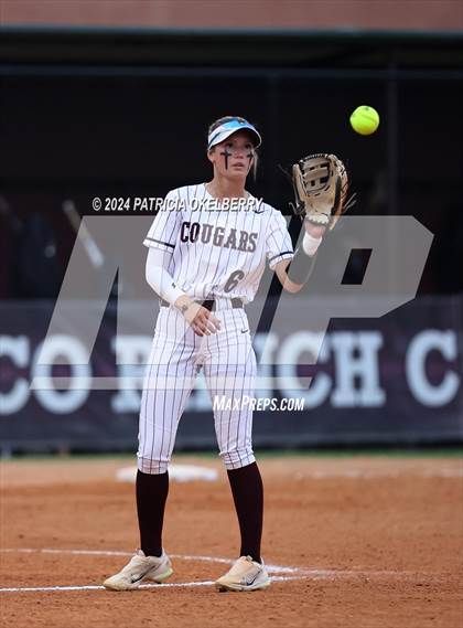 Thumbnail 3 in George Ranch vs Cinco Ranch (UIL Texas Softball 6A Region 3 Bi-District Game 1) photogallery.
