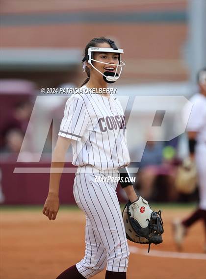 Thumbnail 2 in George Ranch vs Cinco Ranch (UIL Texas Softball 6A Region 3 Bi-District Game 1) photogallery.