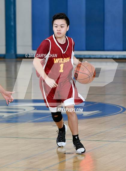 Thumbnail 2 in JV: San Marino vs Wilson (Baldwin Park Tournament) photogallery.