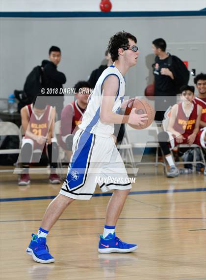 Thumbnail 3 in JV: San Marino vs Wilson (Baldwin Park Tournament) photogallery.