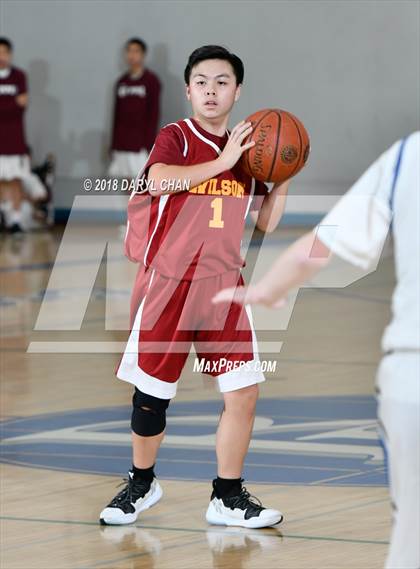 Thumbnail 3 in JV: San Marino vs Wilson (Baldwin Park Tournament) photogallery.