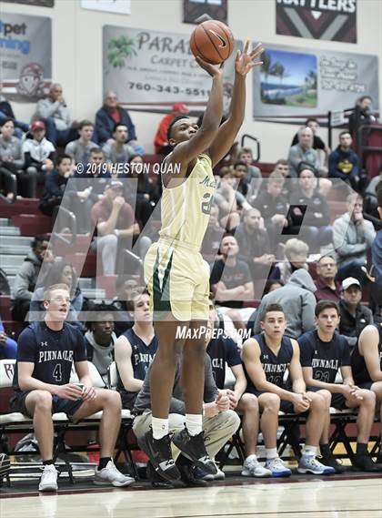Thumbnail 2 in Moreau Catholic vs. Pinnacle (Rancho Mirage Holiday Invitational) photogallery.