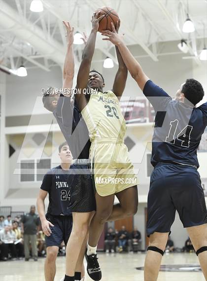 Thumbnail 2 in Moreau Catholic vs. Pinnacle (Rancho Mirage Holiday Invitational) photogallery.