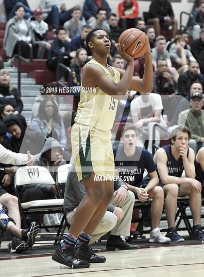 Thumbnail 2 in Moreau Catholic vs. Pinnacle (Rancho Mirage Holiday Invitational) photogallery.