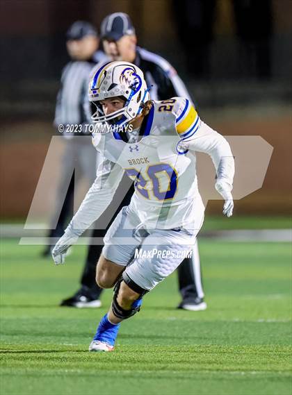 Thumbnail 1 in Paradise vs. Brock (UIL Class 3A D1 Region Final) photogallery.