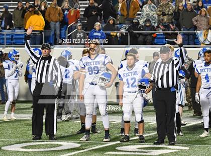 Thumbnail 2 in Izard County vs. Rector (AAA 8 Man Final) photogallery.