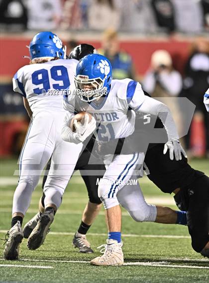 Thumbnail 2 in Izard County vs. Rector (AAA 8 Man Final) photogallery.