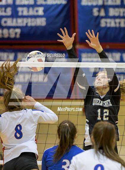 Thumbnail 2 in Queen Creek vs Mountain View (AIA 6A Round 1 Playoff)  photogallery.