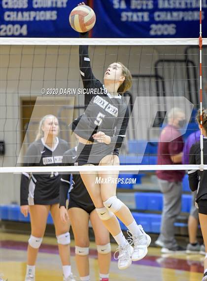 Thumbnail 1 in Queen Creek vs Mountain View (AIA 6A Round 1 Playoff)  photogallery.