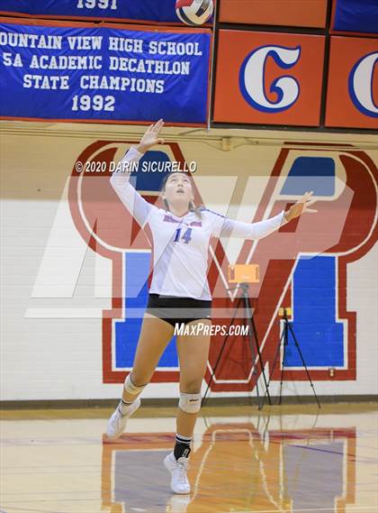 Thumbnail 3 in Queen Creek vs Mountain View (AIA 6A Round 1 Playoff)  photogallery.