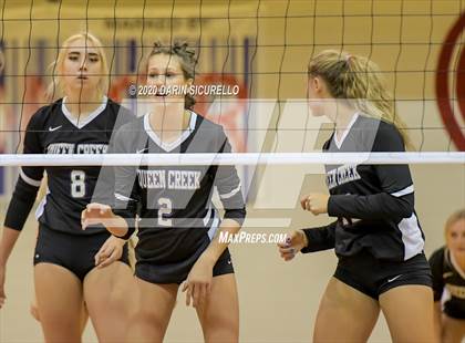 Thumbnail 3 in Queen Creek vs Mountain View (AIA 6A Round 1 Playoff)  photogallery.