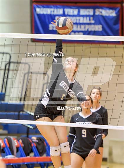 Thumbnail 3 in Queen Creek vs Mountain View (AIA 6A Round 1 Playoff)  photogallery.