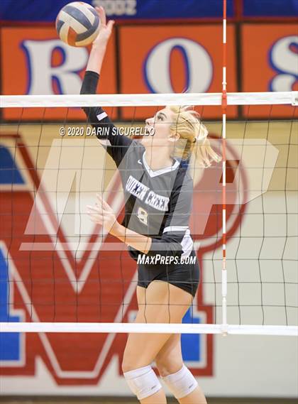 Thumbnail 2 in Queen Creek vs Mountain View (AIA 6A Round 1 Playoff)  photogallery.