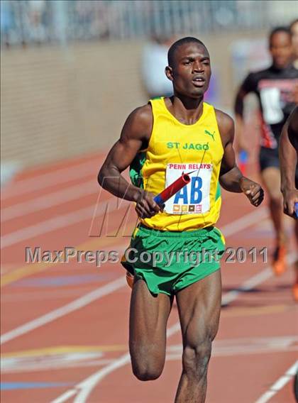 Thumbnail 3 in 117th Penn Relays (Boys 4x800m Small Schools Race 302) photogallery.
