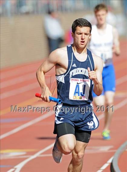 Thumbnail 1 in 117th Penn Relays (Boys 4x800m Small Schools Race 302) photogallery.
