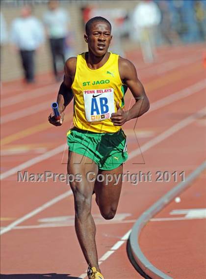 Thumbnail 3 in 117th Penn Relays (Boys 4x800m Small Schools Race 302) photogallery.