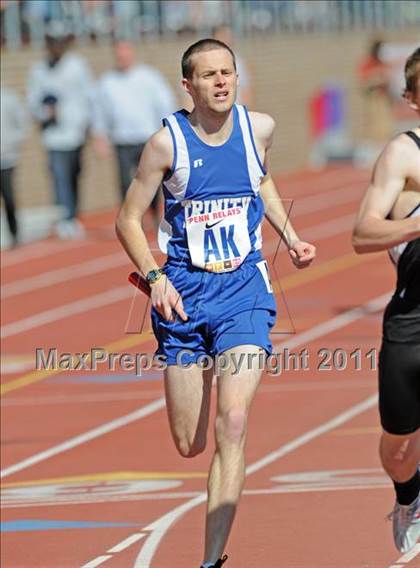 Thumbnail 3 in 117th Penn Relays (Boys 4x800m Small Schools Race 302) photogallery.